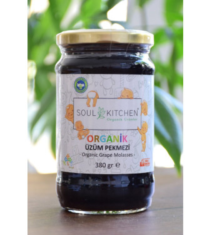 Organic Baby Grape Molasses 380g (Cold Pressed)