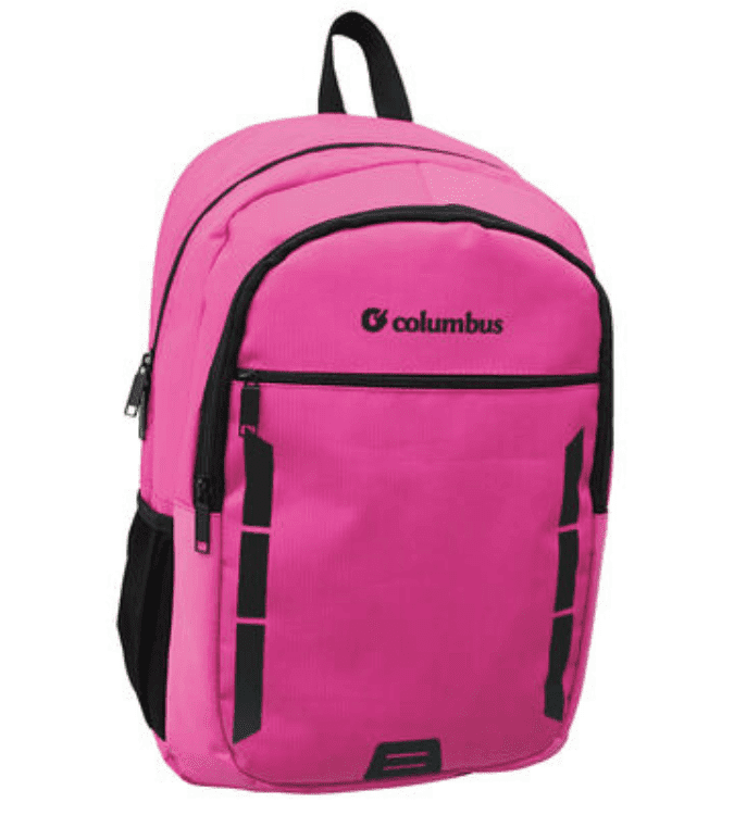 Compluse Nova Backpack 3 Zippers Fuchsia