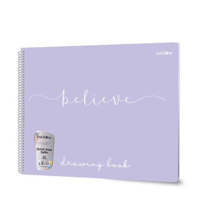 Sketchbook 35x50 cm spiral bound 25 sheets