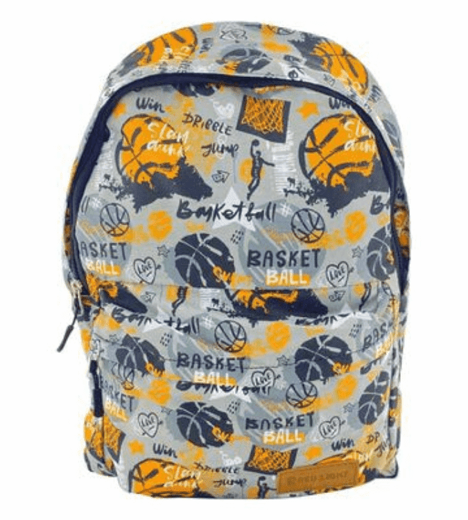 Colorful Backpack with Two Zips from Red Light