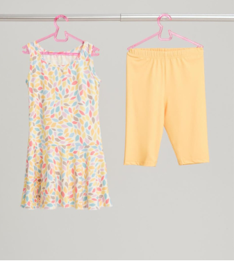 Girls yellow swimsuit set - Haşema