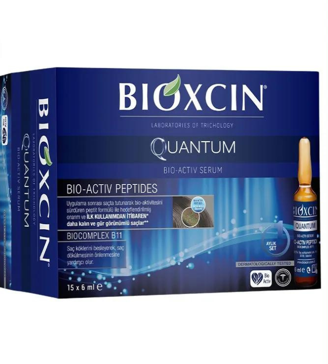 Bioxsine Quantum Serum for hair care and hair loss prevention 15x6ml