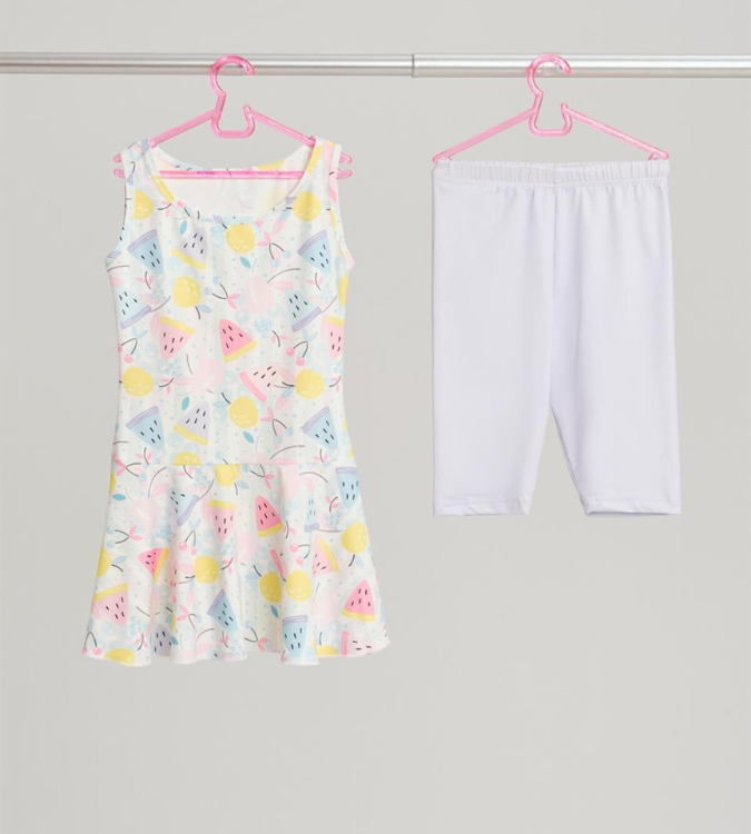 Colorful girls' swimsuit - Haşema 