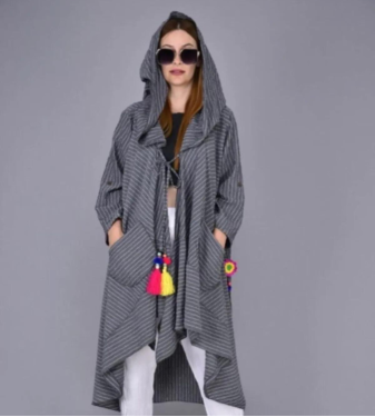 Dark Gray Women's Abaya - ZTO