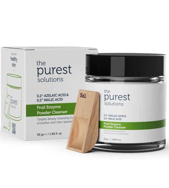 Malic Acid and Azelaic Acid Enzyme Powder Cleanser 55 grams from The Purest