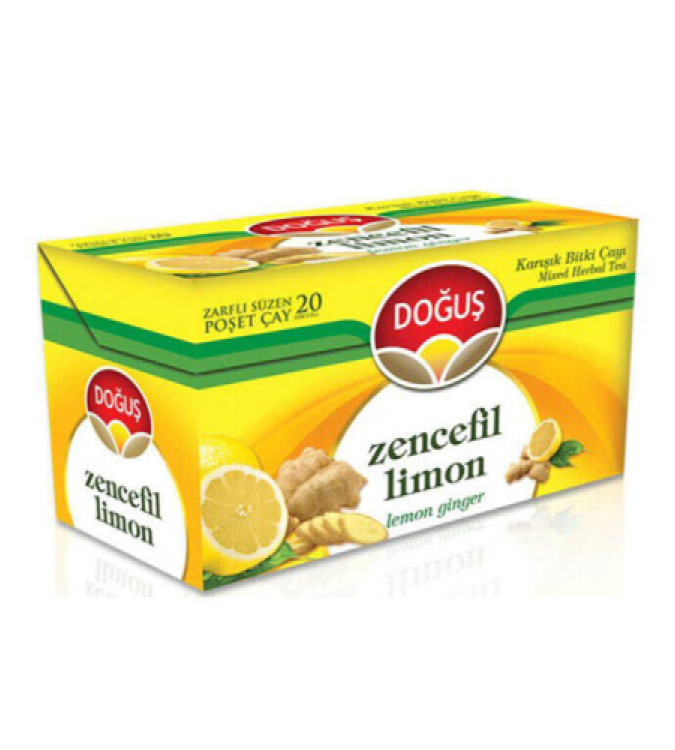 Ginger and Lemon Tea from Doğuş, 20 Sachets