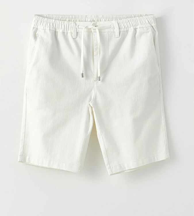 Men's short with belt design and side pockets