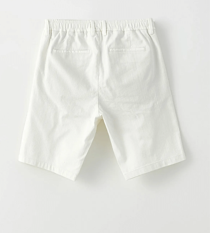 Men's short with belt design and side pockets