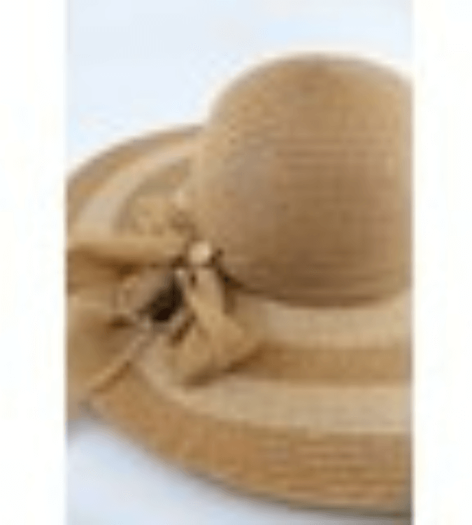 Straw hat for the beach