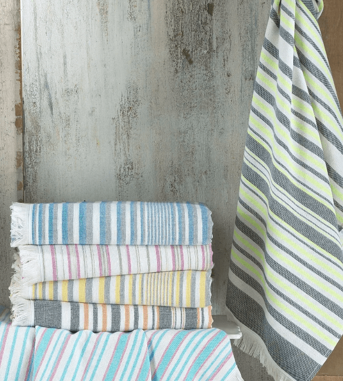 Mariva Home Colorful Striped Beach Towel