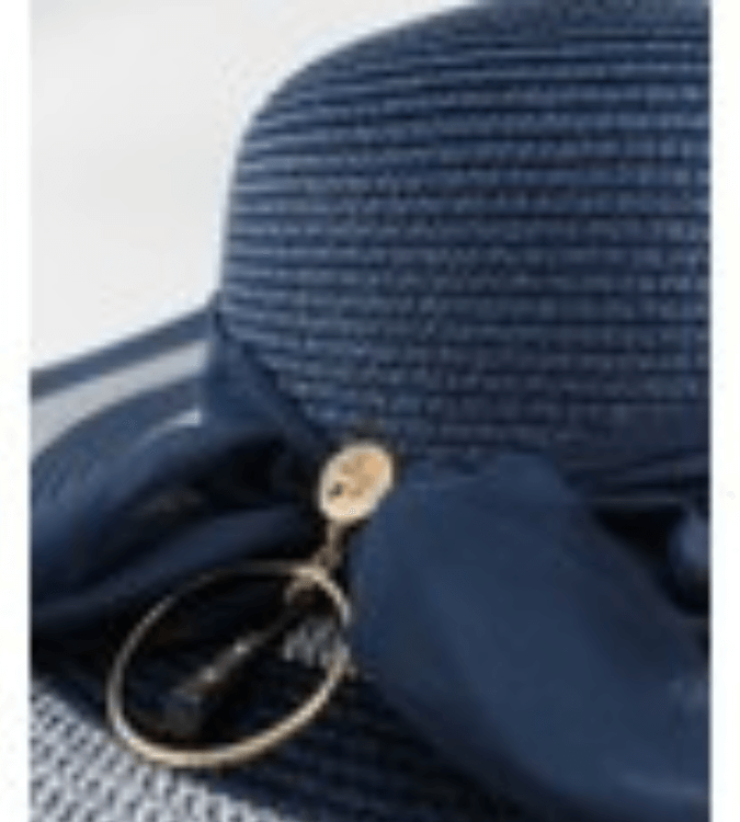 Straw hat for the beach