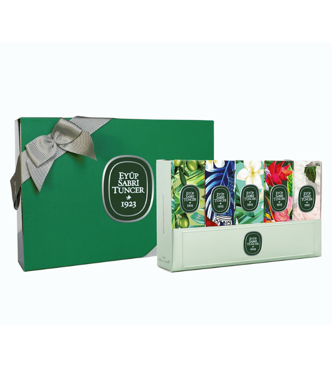 Cologne Set of 5 Pieces, 16 ml, with Unique Scents - Metal box - EYÜP SABRİ