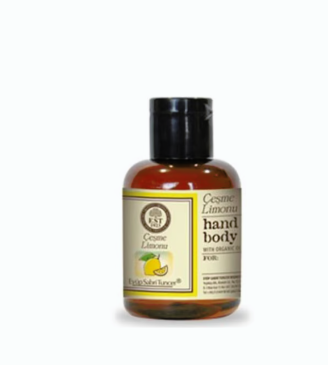 Hand and body lotion with organic olive oil and lemon 50 ml