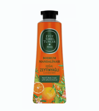 Bodrum cream with clementines and natural olive oil for hands and body - 50 ml - EYÜP SABRI TUNCER