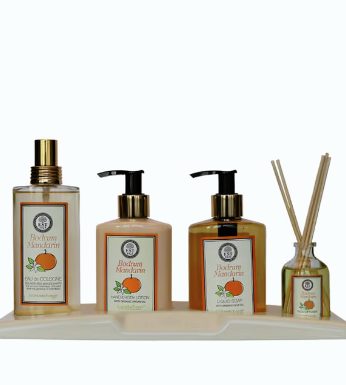 Bodrum Tangerine Personal Care Set of 4 Pieces - EYÜP SABRİ