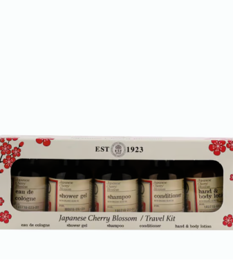 Japanese Cherry Blossom Travel Set of 5 Pieces - EYÜP SABRİ Japanese Cherry Blossom Travel Set of 5 Pieces - EYÜP SABRİ