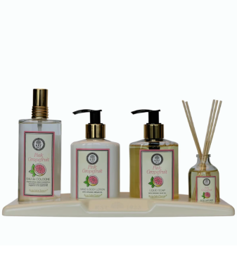 Pink Grapefruit Personal Care Set of 4 - EYÜP SABRİ