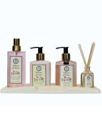 Rose-scent personal care set of 4 pieces - EYÜP SABRİ