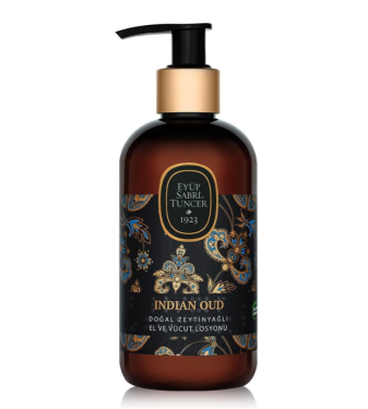 Indian oud lotion for hands and body with natural olive oil 250 ml - Eyüp Sabri Indian oud lotion for hands and body with natural olive oil 250 ml - Eyüp Sabri