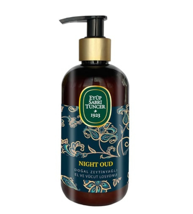 Night Oud hand and body lotion with natural olive oil 250 ml
