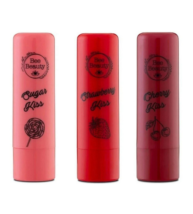 3piece Lip Balm Set -Bee Beauty