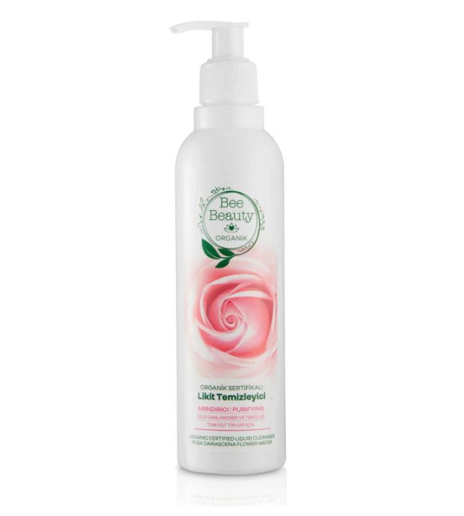 Organic Rose Liquid Cleanser 250ml - Bee Beauty
