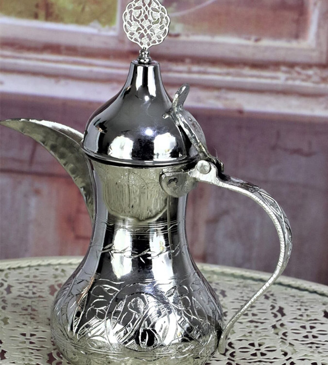 (Tea-Coffee) pot made of decorative coppe from Morya