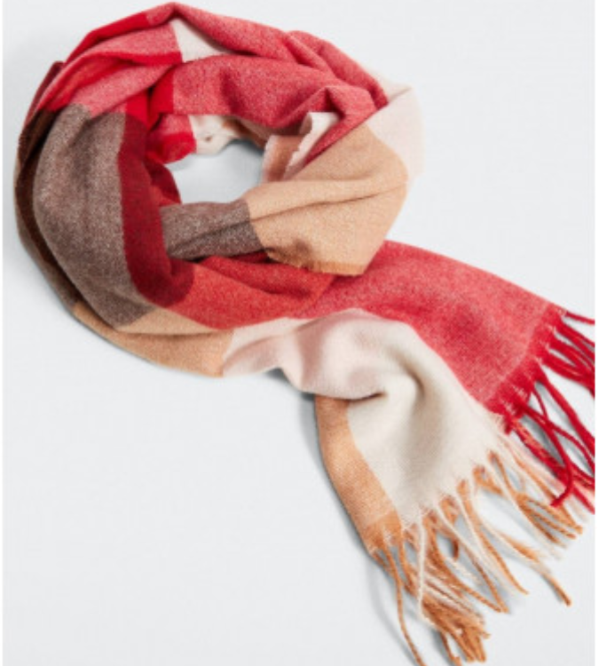 Recycled Polyester Scarf - MANGO