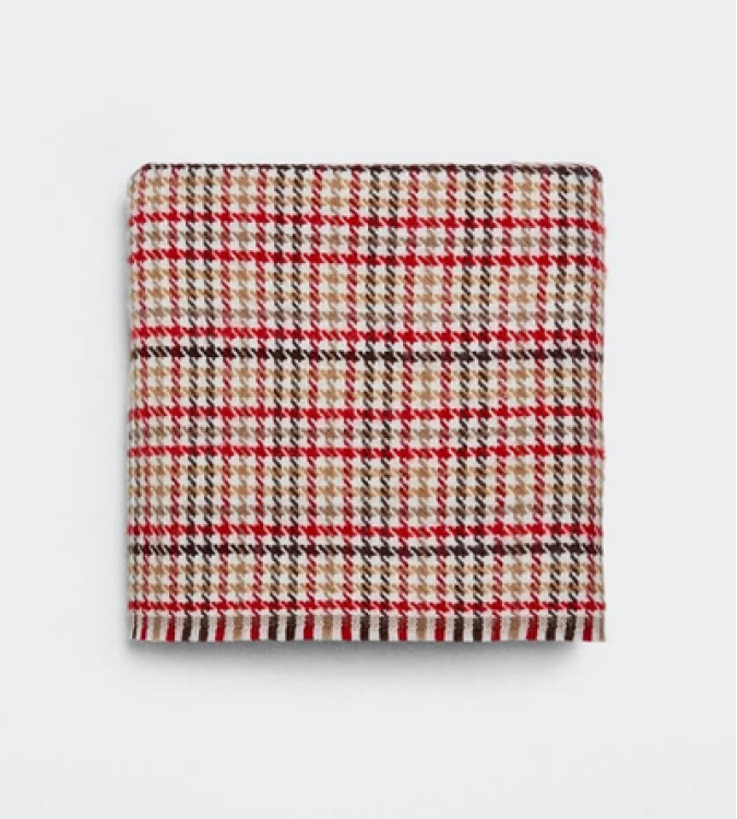 Crowbar Patterned Knitted Scarf - Mango