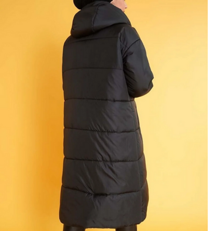 Black ًWomen's Black Puffer Coat's puffer coat