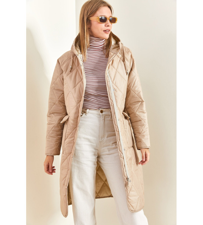 Women's zip-up coat