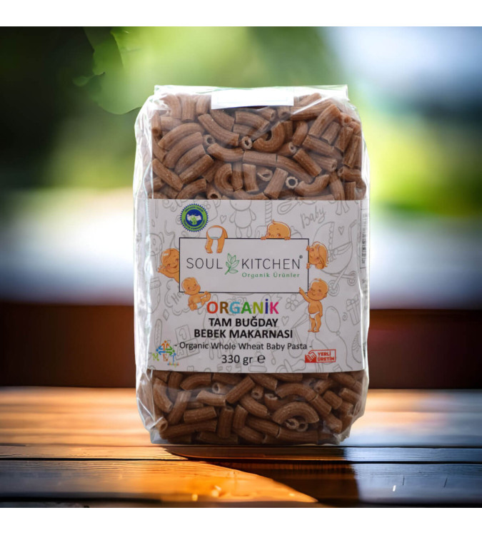 Organic Whole Wheat Baby Pasta 330g