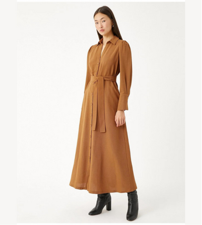 Brown Winter Dress