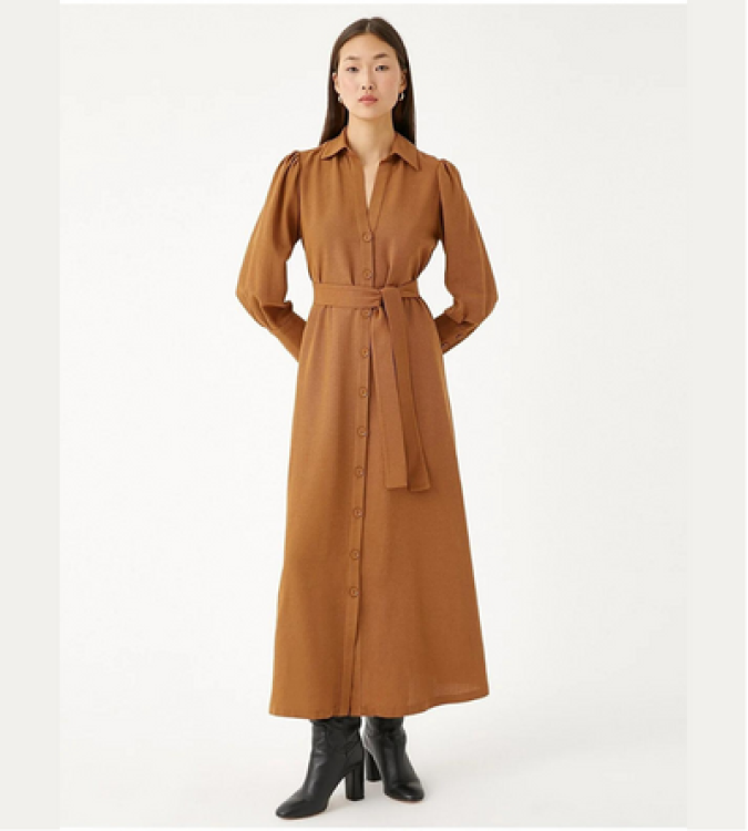 Brown Winter Dress