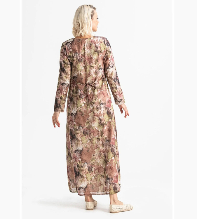 Long cotton voile dress