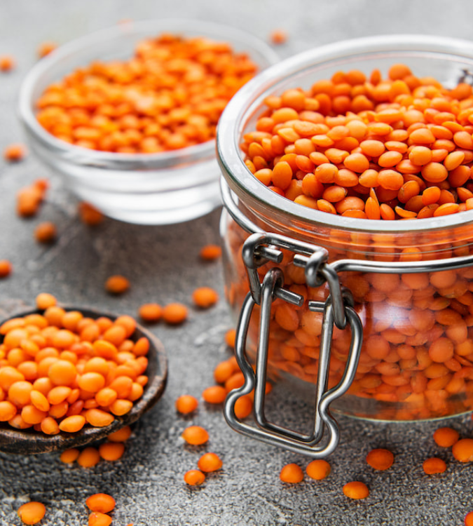 Organic Red Lentils 750g