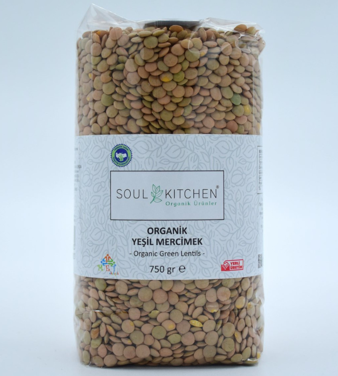 Organic Green Lentils 750g