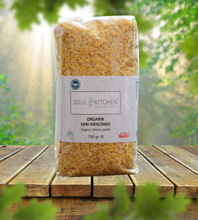Organic Yellow Lentils 750g