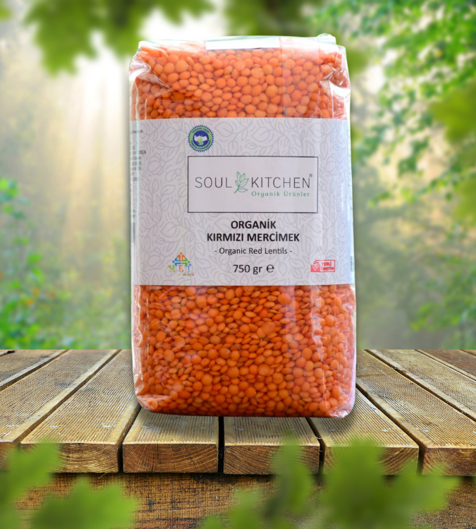 Organic Red Lentils 750g