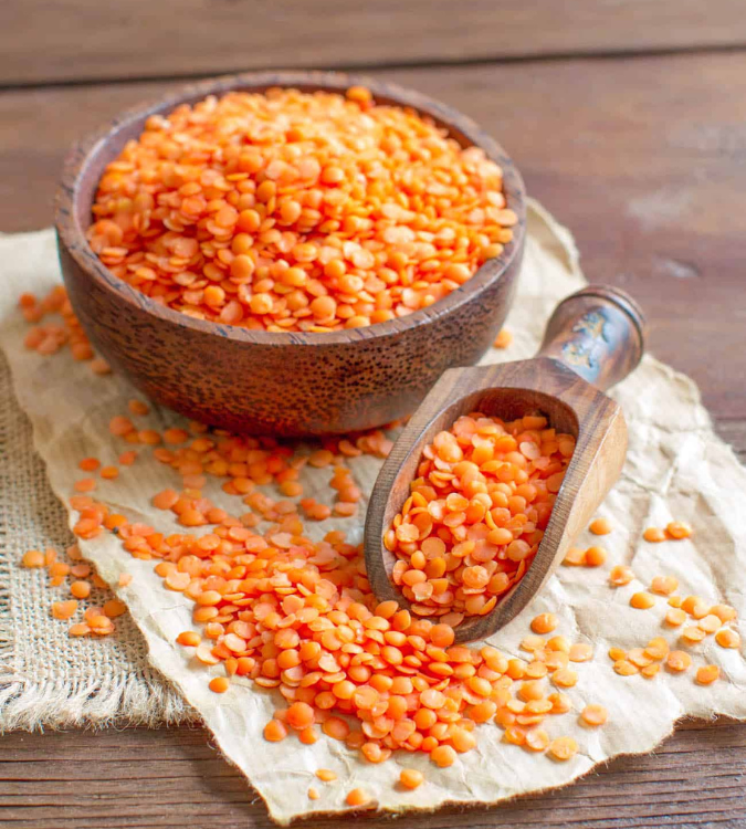 Organic Red Lentils 750g