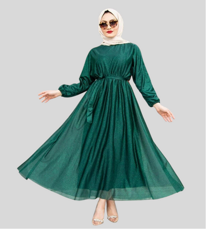 Evening dress for veiled women