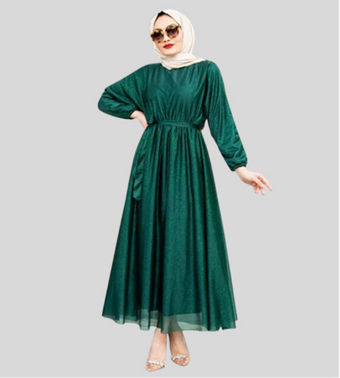 Evening dress for veiled women