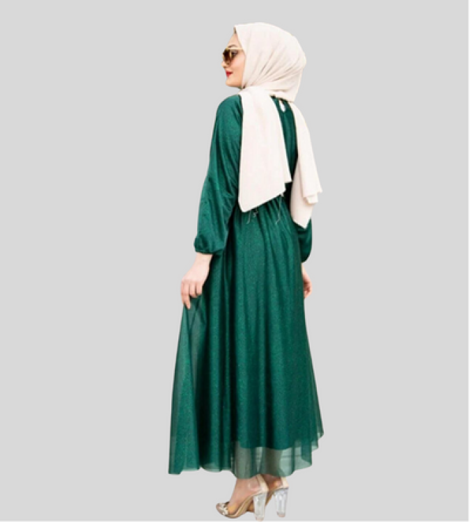 Evening dress for veiled women