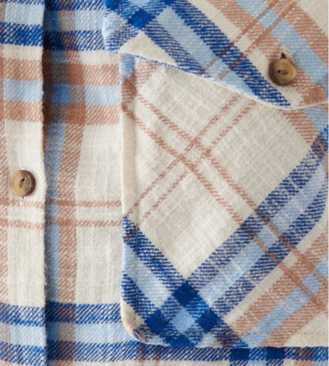 Blue check shirt - Mavi