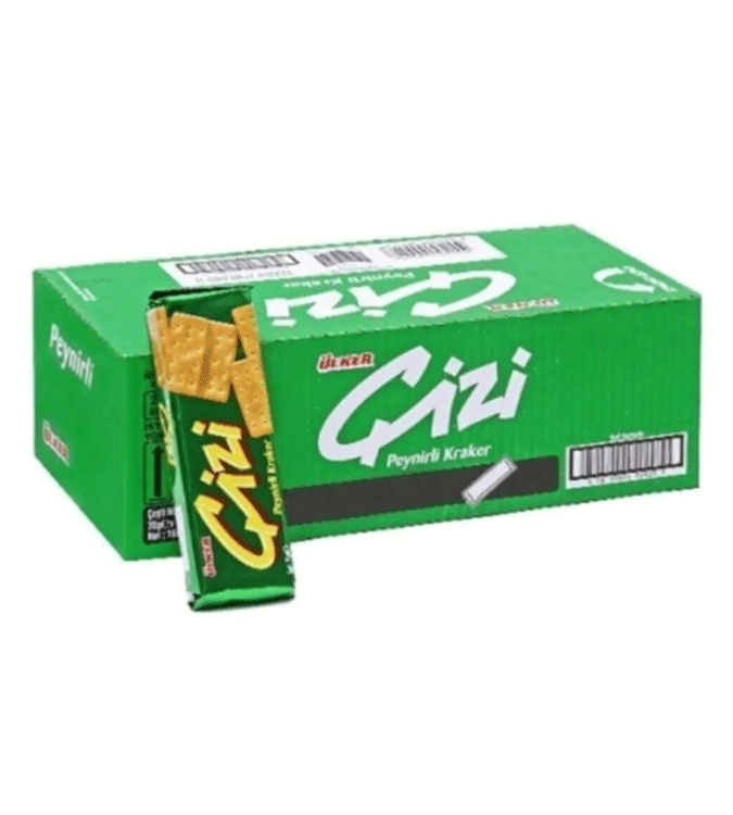 Ülker Çizi Salted Biscuits with Cheese Flavor 70 gr* 24 pieces