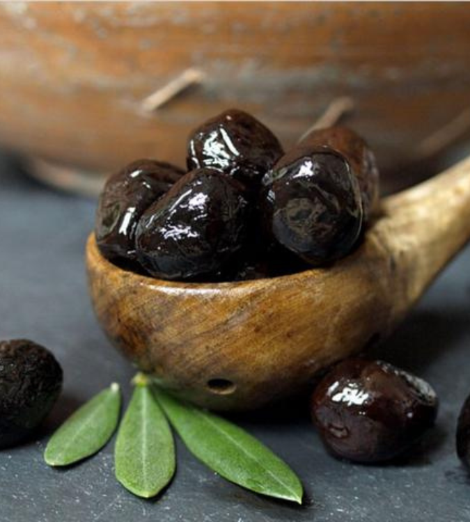 Organic Gemlik Oily Pickled Black Olives 700g