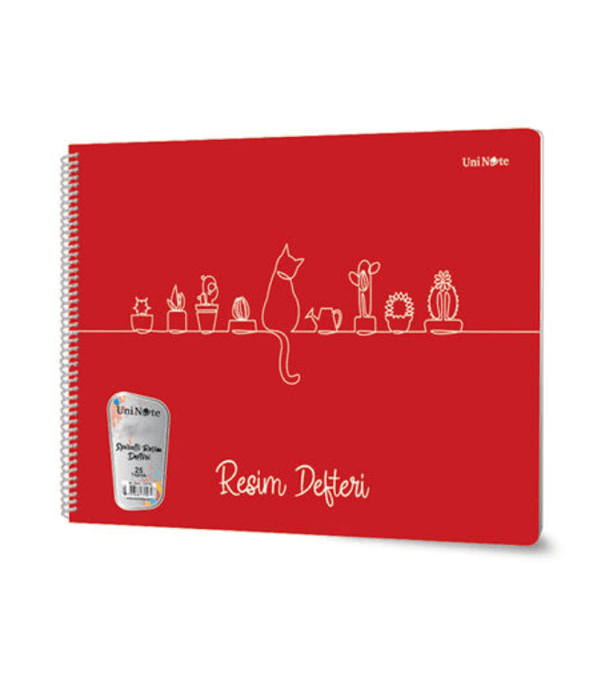 Sketchbook 35x50 cm spiral bound 25 sheets