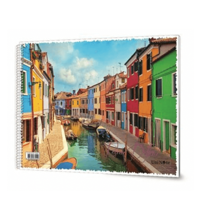 Sketchbook 25 x 35 cm with cardboard cover - 15 sheets