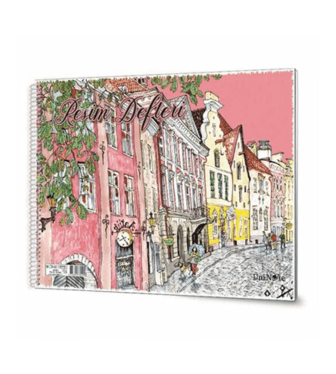 Sketchbook 35x50 cm with cardboard cover of 15 sheets