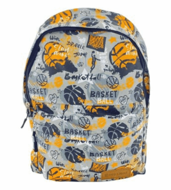 Colorful Backpack with Two Zips from Red Light